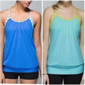 Lululemon No Limits Tank - GREEN AND BLUE TANK ONLY